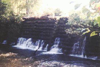 The timber dam at Redridge