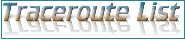 Traceroute List. Backbone List