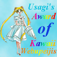 Usagi's Award for the 
Kawaii Webupeijis