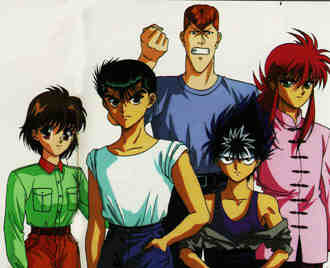 A Turma de YU YU Hakusho.