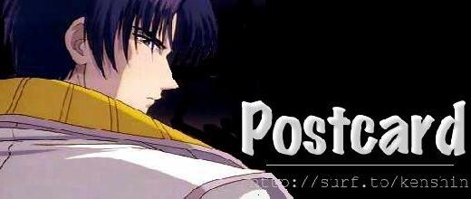 Rurouni Kenshin Postcard