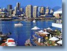 False Creek and Downtown Vancouver, British Columbia