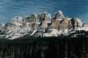 Castle Mountain in Winter, Banff National Park, Alberta