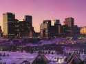 Downtown Edmonton at dusk