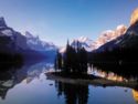 Spirit Island in Maligne Lake