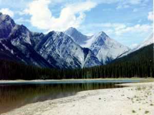 Summit Lake on the Jacques Lake trail