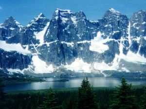 The Ramparts and Amethyst Lake in the Tonquin Valley
